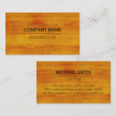 Berufliche Holzkörner Schaubild 4 Visitenkarte (Vorne/Hinten)