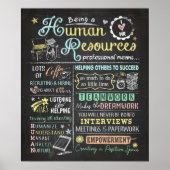 Berufliche Humanressourcen Poster (Vorne)