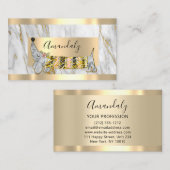 Berufliche Hunde-Sitter-Begleiter-Pflegebaset Gold Visitenkarte (Vorne/Hinten)