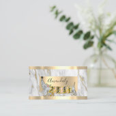 Berufliche Hunde-Sitter-Begleiter-Pflegebaset Gold Visitenkarte (Stehend Vorderseite)