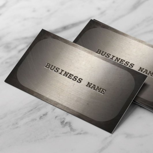 Berufliche Hunde-Tag-Imitate metallisch Visitenkarte