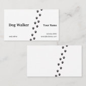 Berufliche Hundewanderer-Geschäfts-Karte Visitenkarte (Vorne/Hinten)