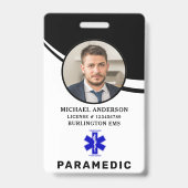 Berufliche ID-Karte für das Foto "Einfache Logos" Ausweis (Front)