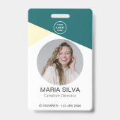 Berufliche ID Mitarbeiter Corporate Foto Ausweis (Vorderseite)