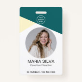 Berufliche ID Mitarbeiter Corporate Foto Ausweis (Vorderseite)