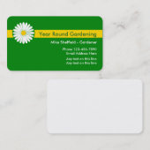 Berufliche im Garten arbeitengeschäfts-Karten Visitenkarte (Vorne/Hinten)