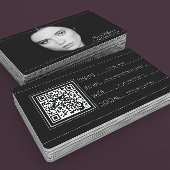 Berufliche Image- und QR-Code-Visitenkarte Visitenkarte