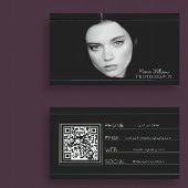 Berufliche Image- und QR-Code-Visitenkarte Visitenkarte