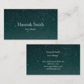 Berufliche Imitat glamourös modern und schlicht Visitenkarte (Vorne/Hinten)