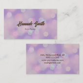 Berufliche Imitate glamourös modern und schlicht Visitenkarte (Vorne/Hinten)