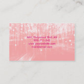 Berufliche Imitate glamourös modern und schlicht Visitenkarte (Rückseite)