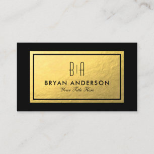Berufliche Imitate Gold Foil Business Card Visitenkarte