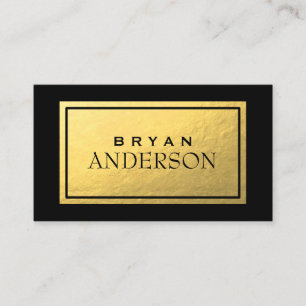 Berufliche - Imitate Gold Foil Business Card Visitenkarte