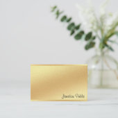 Berufliche Imitate Gold-Handschrift-Kalligraphie-T Visitenkarte (Stehend Vorderseite)