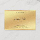 Berufliche Imitate Gold-Handschrift-Kalligraphie-T Visitenkarte (Rückseite)