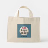 Berufliche, individuell anpassbare Business Chic D Mini Stoffbeutel (Rückseite)