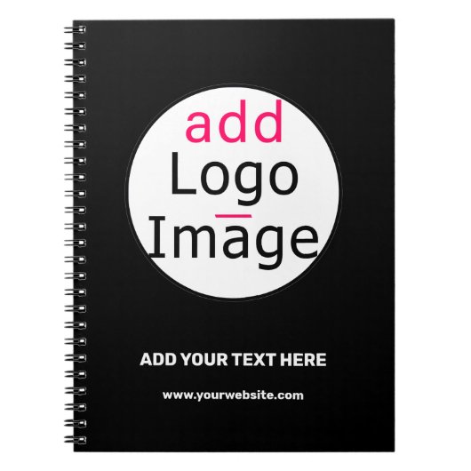 Berufliche, individuell anpassbare Geschäftsmarke Notizblock (Vorderseite)