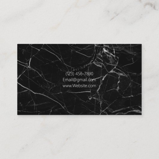 Berufliche individuell anpassbare Karten für klein (Rückseite)