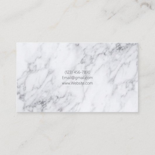 Berufliche individuell anpassbare Karten für klein (Rückseite)