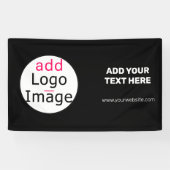 Berufliche, individuell anpassbare Markenbezeichnu Banner (Horizontal)