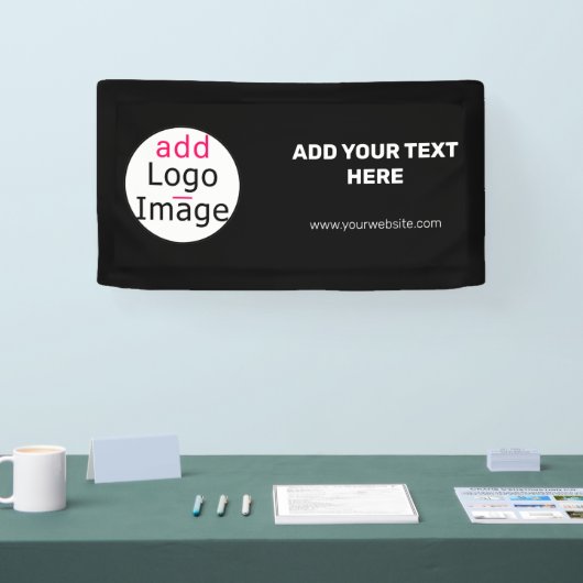 Berufliche, individuell anpassbare Markenbezeichnu Banner (Messe)