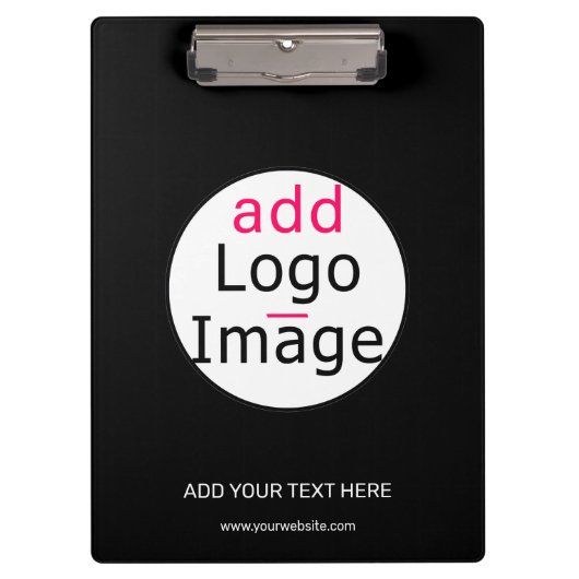 Berufliche, individuell anpassbare Markenbezeichnu Klemmbrett (Vorderseite)