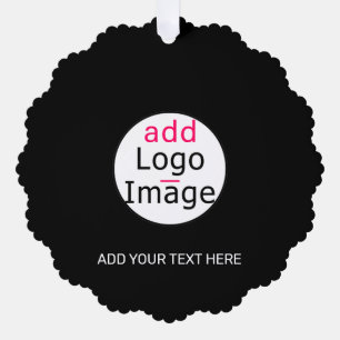 Berufliche, individuell anpassbare Markenbezeichnu Ornament Karte