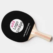 Berufliche, individuell anpassbare Markenbezeichnu Tischtennis Schläger (Seitenansicht)