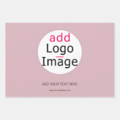 Berufliche, individuell anpassbare Rose Geschenkpapier Set (Vorderseite)