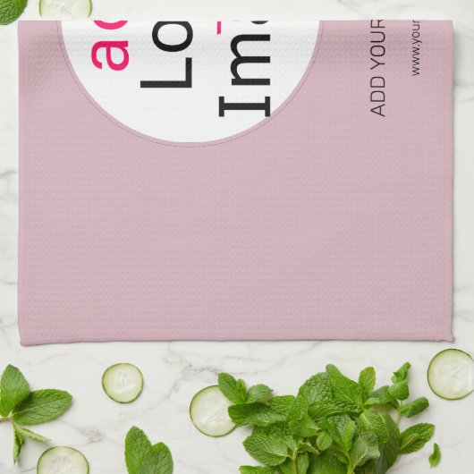 Berufliche, individuell anpassbare Rose Geschirrtuch (Gefaltet)