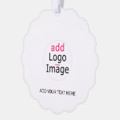 Berufliche, individuell anpassbare Unternehmensmar Ornament Karte (Links)