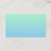 Berufliche, individuell einstellbare Farbleuchte Visitenkarte (Rückseite)