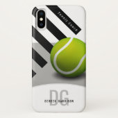 Berufliche Initialen des Tennis-Zug-| Case-Mate iPhone Hülle (Rückseite)