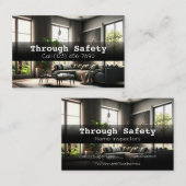 Berufliche Inspektoren der Zuhause Visitenkarte (Vorne/Hinten)