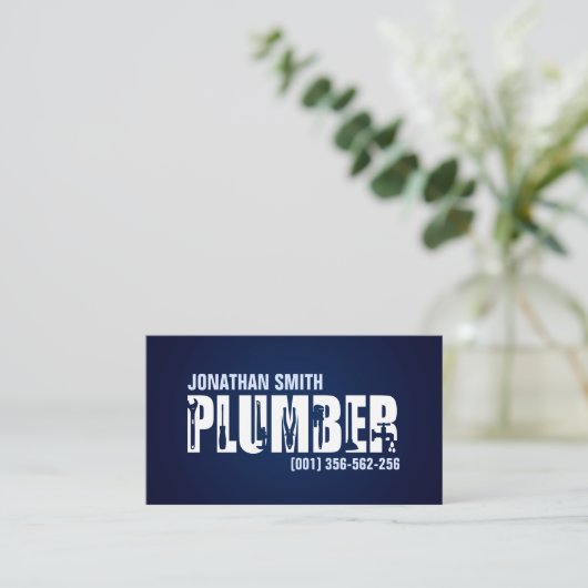 Berufliche Installationsdienste Visitenkarte (Stehend Vorderseite)