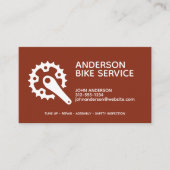 Berufliche Instandhaltung von Fahrrädern Gecoacht Visitenkarte (Vorderseite)