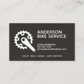 Berufliche Instandhaltung von Fahrrädern Gecoacht Visitenkarte (Vorderseite)