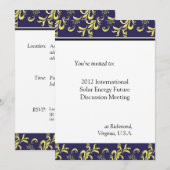 berufliche, internationale Firmenversammlung Einladung (Vorne/Hinten)