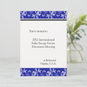 berufliche, internationale Firmenversammlung Einladung (Stehend Vorderseite)