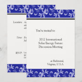 berufliche, internationale Firmenversammlung Einladung (Vorne/Hinten)