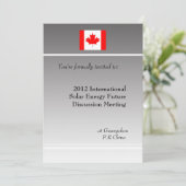 berufliche, internationale Geschäftstagung Einladung (Stehend Vorderseite)