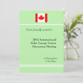 Berufliche, internationale Geschäftstagung Einladung (Stehend Vorderseite)