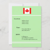 Berufliche, internationale Geschäftstagung Einladung (Rückseite)