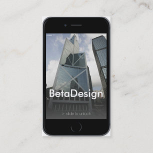 Berufliche iPhone 6 Kontakt-Seite Gesellschafts-w Visitenkarte