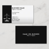 berufliche Justiz Visitenkarte (Vorne/Hinten)