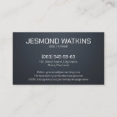 Berufliche K9-Schulung Visitenkarte (Rückseite)