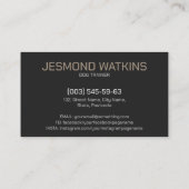 Berufliche K9-Schulung Visitenkarte (Rückseite)