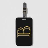 Berufliche Kalligrafie Gepäckanhänger (Vorderseite Vertikal)