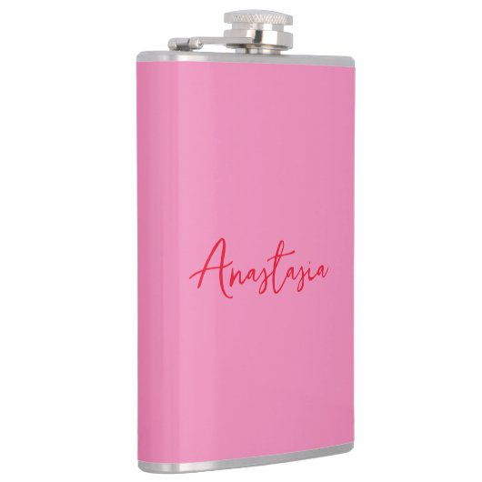 Berufliche Kalligraphie Flachmann (Rechts)