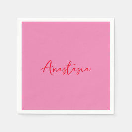 Berufliche Kalligraphie Serviette